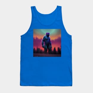 Dope Sasquatch in Nature Tank Top